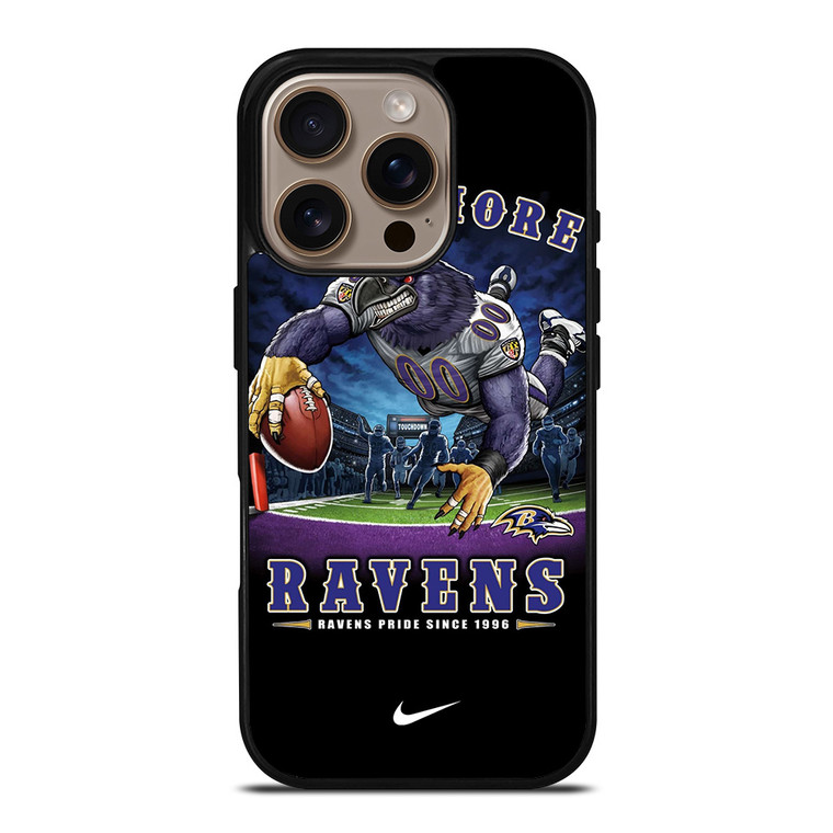BALTIMORE RAVENS NFL ART iPhone 16 Pro Case