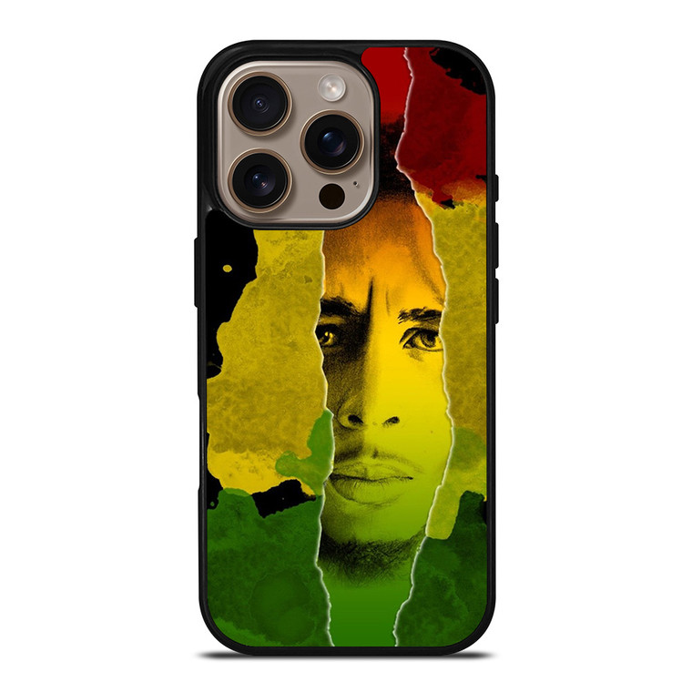 BOB MARLEY REGGAE PAPER ART iPhone 16 Pro Case