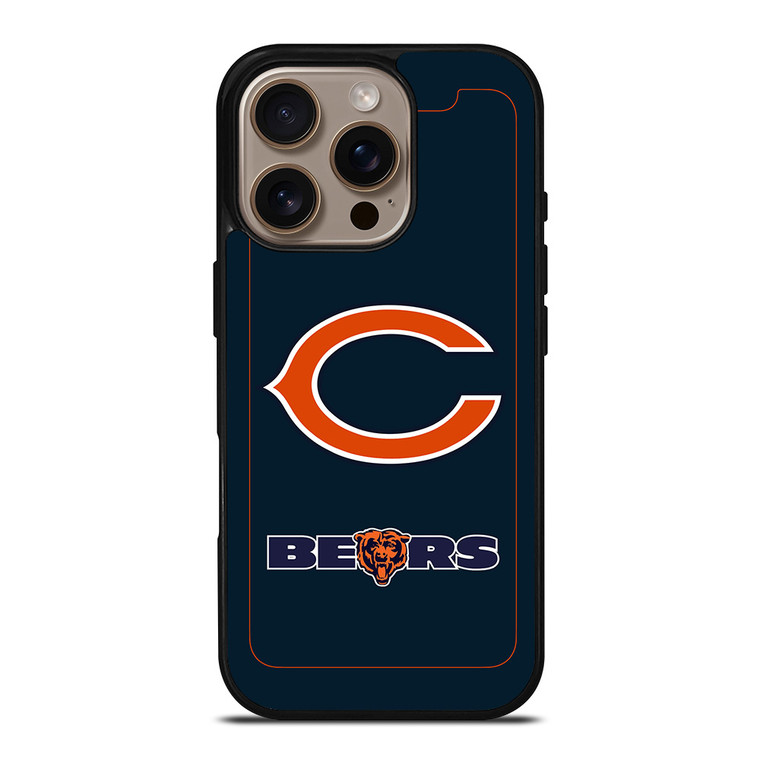 CHICAGO BEARS LOGO ICON iPhone 16 Pro Case CHICAGO BEARS LOGO ICON iPhone 16 Pro Case