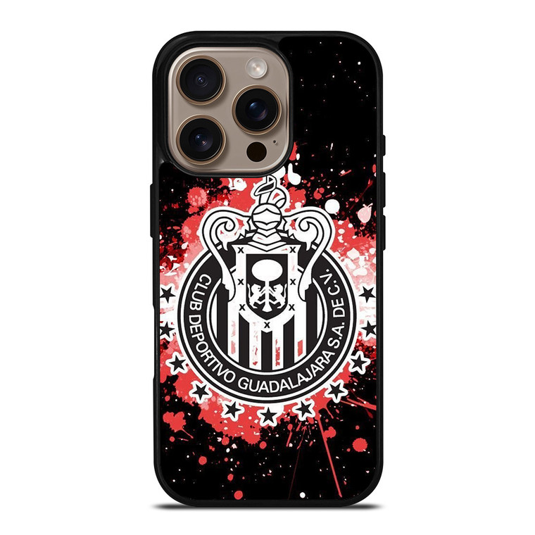 CHIVAS GUADALAJARA FC LOGO ART iPhone 16 Pro Case