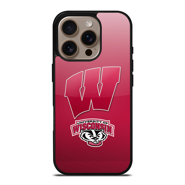 CLUB WISCONSIN BADGER LOGO iPhone 16 Pro Case
