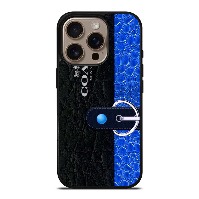COACH BAG BLUE iPhone 16 Pro Case