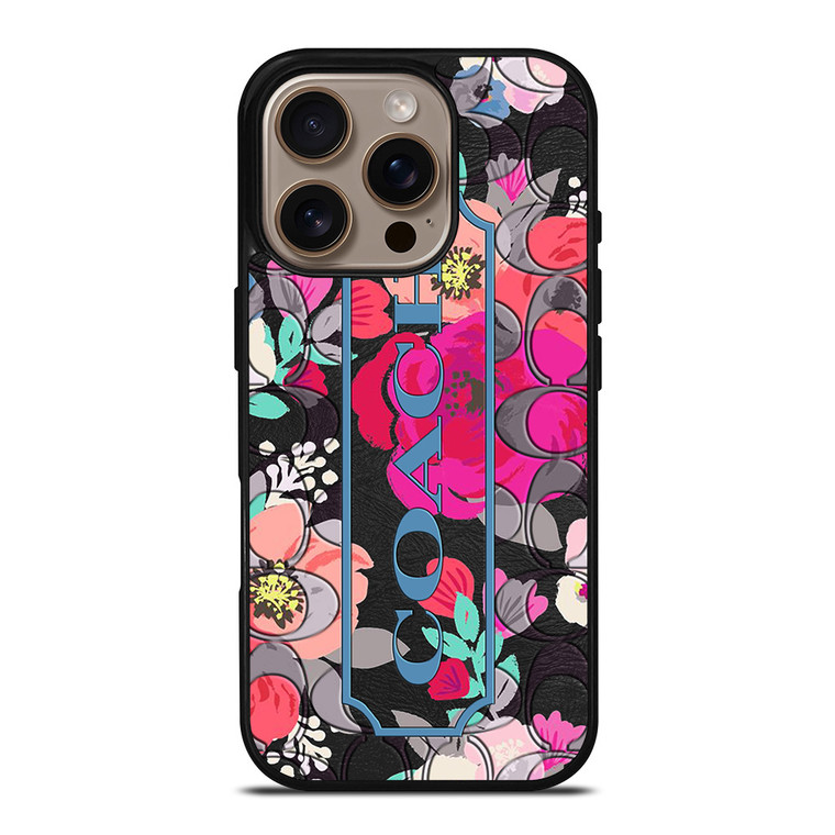 COACH NEW YORK FLOWER iPhone 16 Pro Case