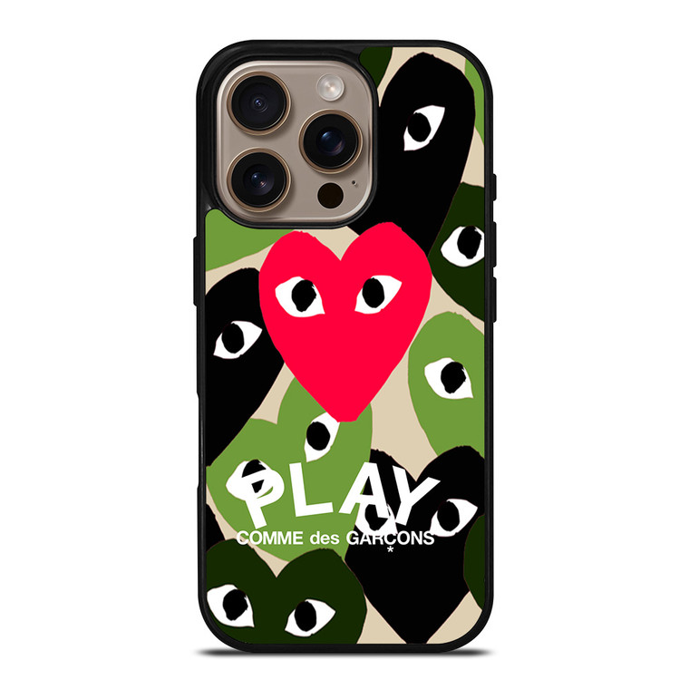 COMME DES GARCONS PLAY BAPE iPhone 16 Pro Case