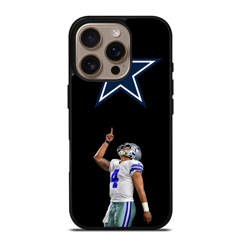 DAK PRESCOTT DALLAS COWBOYS FOOTBALL STAR iPhone 16 Pro Case