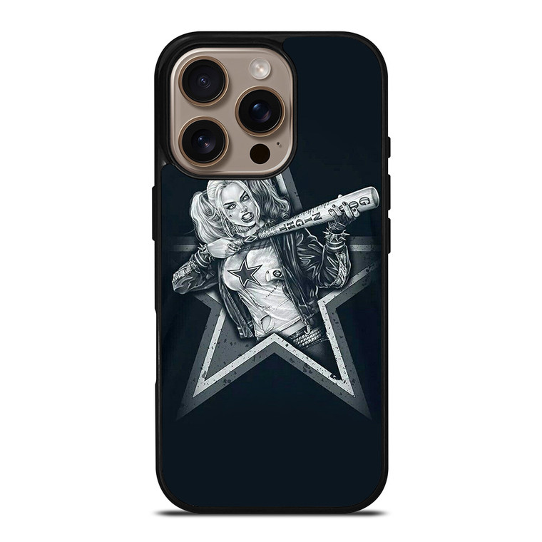DALLAS COWBOYS HARLEY QUINN iPhone 16 Pro Case