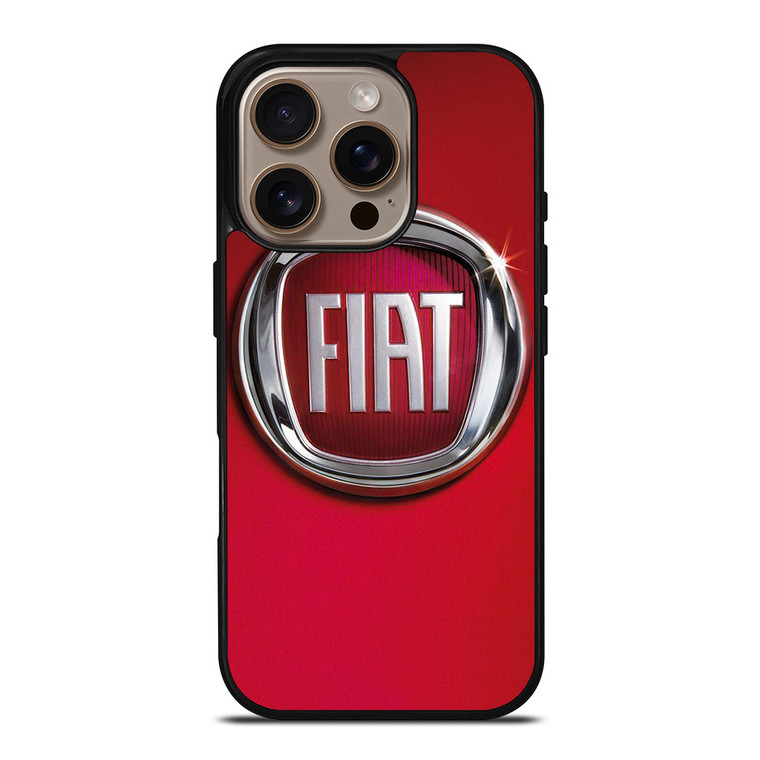 FIAT LOGO RED iPhone 16 Pro Case FIAT LOGO RED iPhone 16 Pro Case