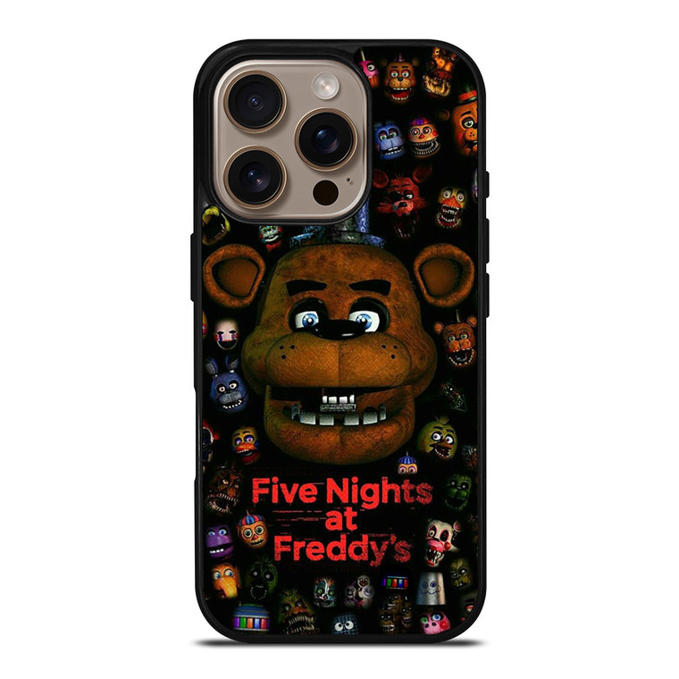 FIVE NIGHTS AT FREDDY'S FNAF FACES iPhone 16 Pro Case