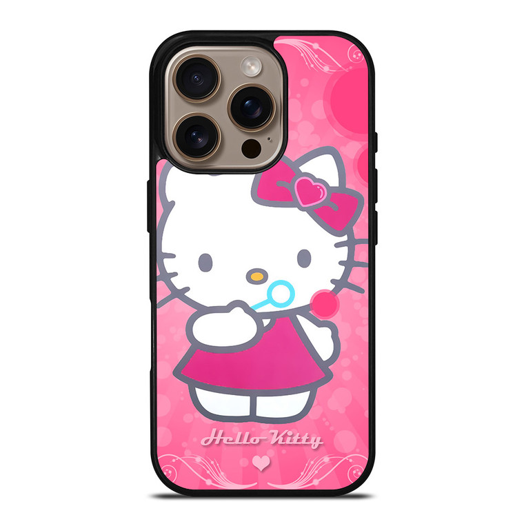 HELLO KITTY CUTE PINK iPhone 16 Pro Case