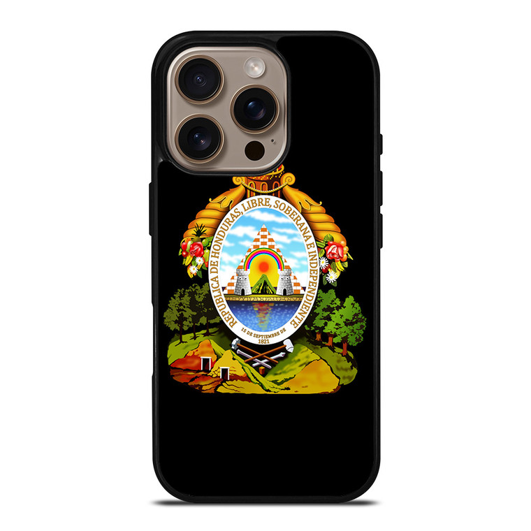 HONDURAS SYMBOL COAT OF ARMS iPhone 16 Pro Case