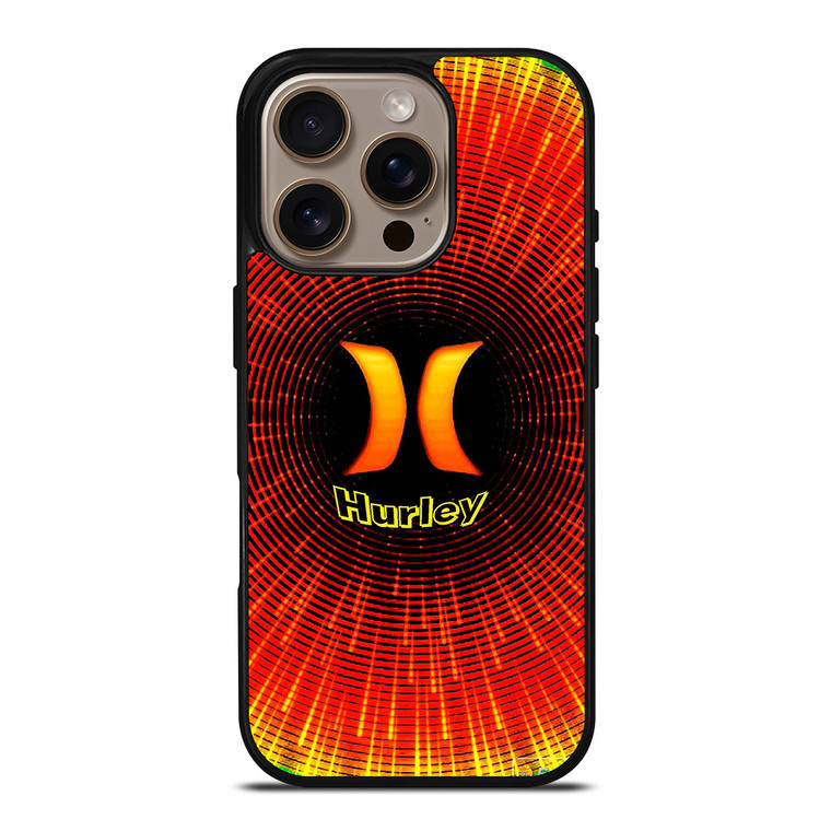 HURLEY ORANGE BLACK LOGO iPhone 16 Pro Case