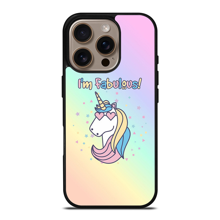 I'M FABULOUS UNICORN iPhone 16 Pro Case