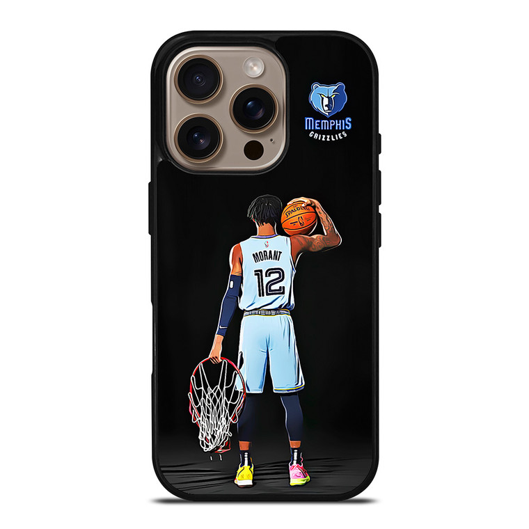 JA MORANT MEMPHIS GRIZZLIES iPhone 16 Pro Case