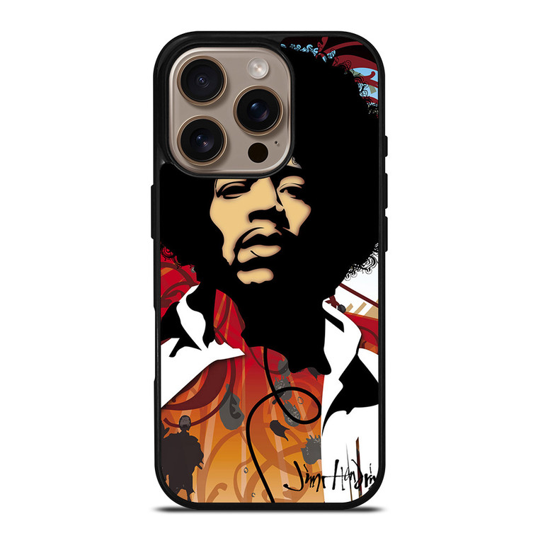 JIMI HENDRIX Art iPhone 16 Pro Case