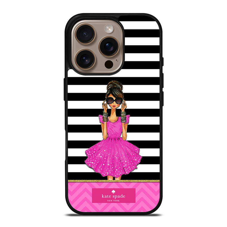 KATE SPADE PINK GIRLS iPhone 16 Pro Case