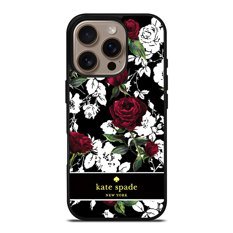 KATE SPADE ROSE RED WHITE iPhone 16 Pro Case