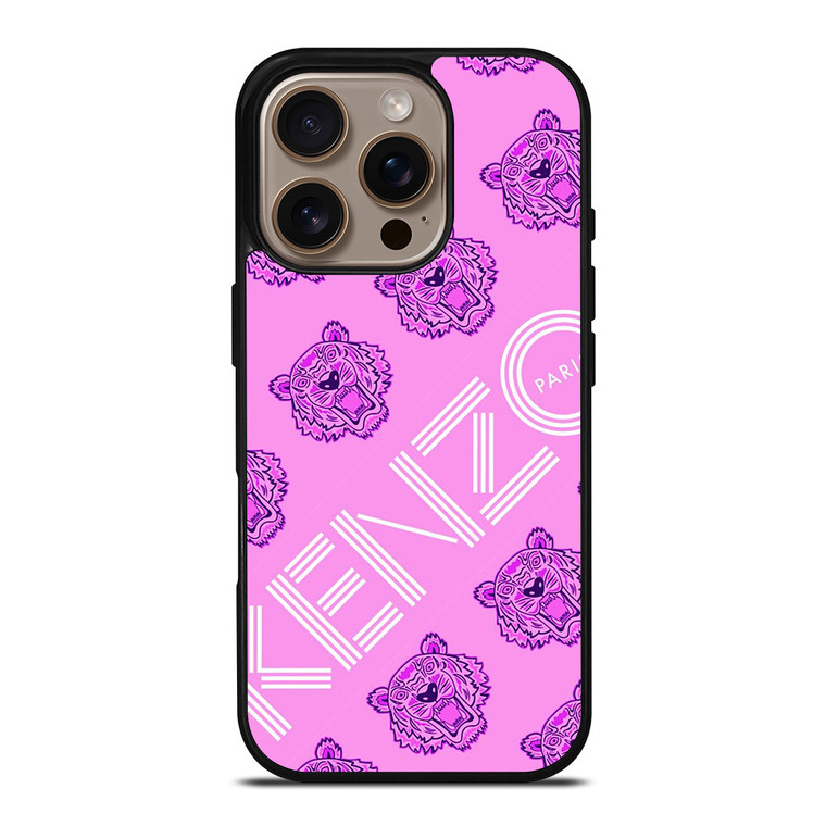 KENZO PARIS VIOLET LOGO iPhone 16 Pro Case