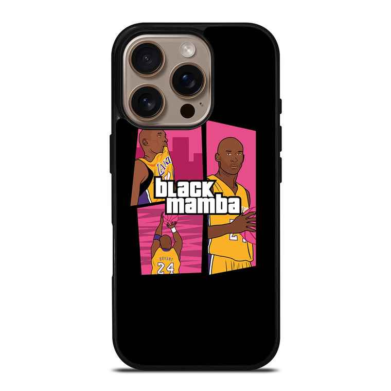 KOBE BRYANT GTA BLACK MAMBA iPhone 16 Pro Case