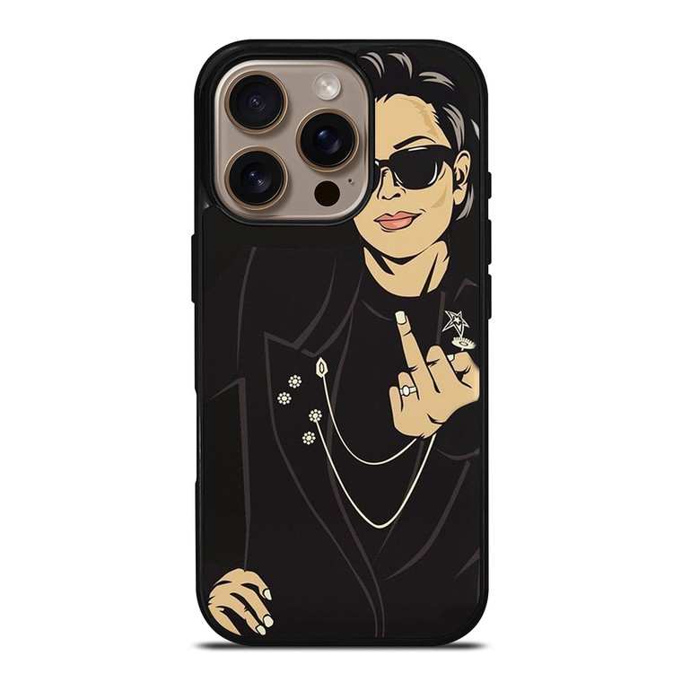 KRIS JENNER MIDDLE FINGER iPhone 16 Pro Case