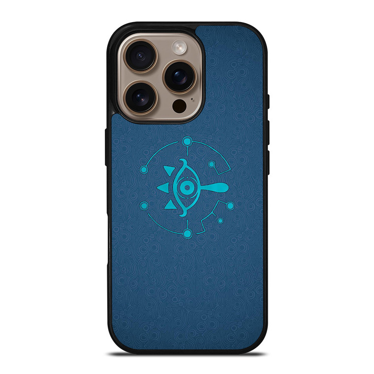 LEGEND OF ZELDA SHEIKAH SLATE EYE LOGO PATTERN iPhone 16 Pro Case
