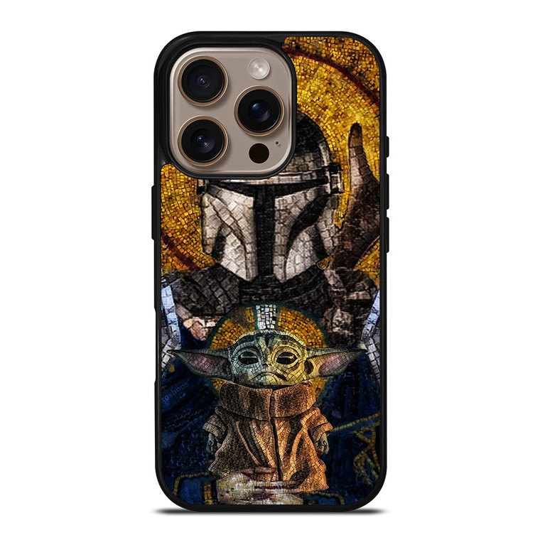 MANDALORIAN AND BABY YODA iPhone 16 Pro Case