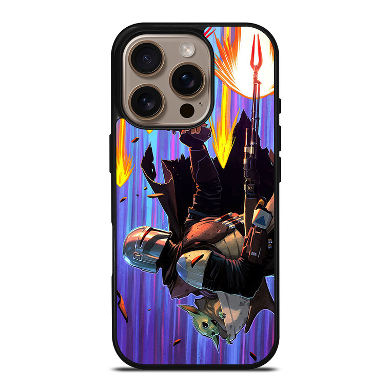 MANDALORIAN GROGU BABY YODA STAR WARS iPhone 16 Pro Case