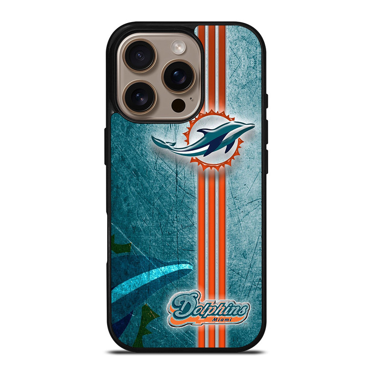 MIAMI DOLPHINS TEAM LOGO iPhone 16 Pro Case