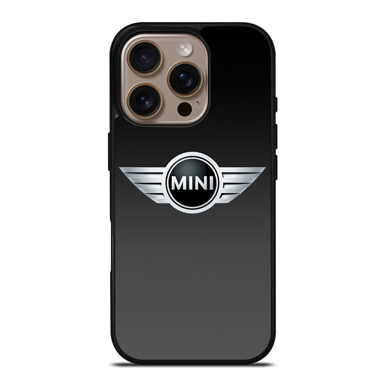 MINI COPER BLACK LOGO iPhone 16 Pro Case