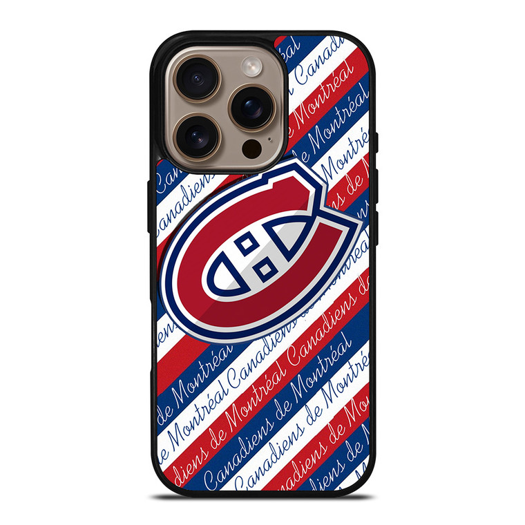 MONTREAL CANADIENS HOCKEY LOGO EMBLEM iPhone 16 Pro Case