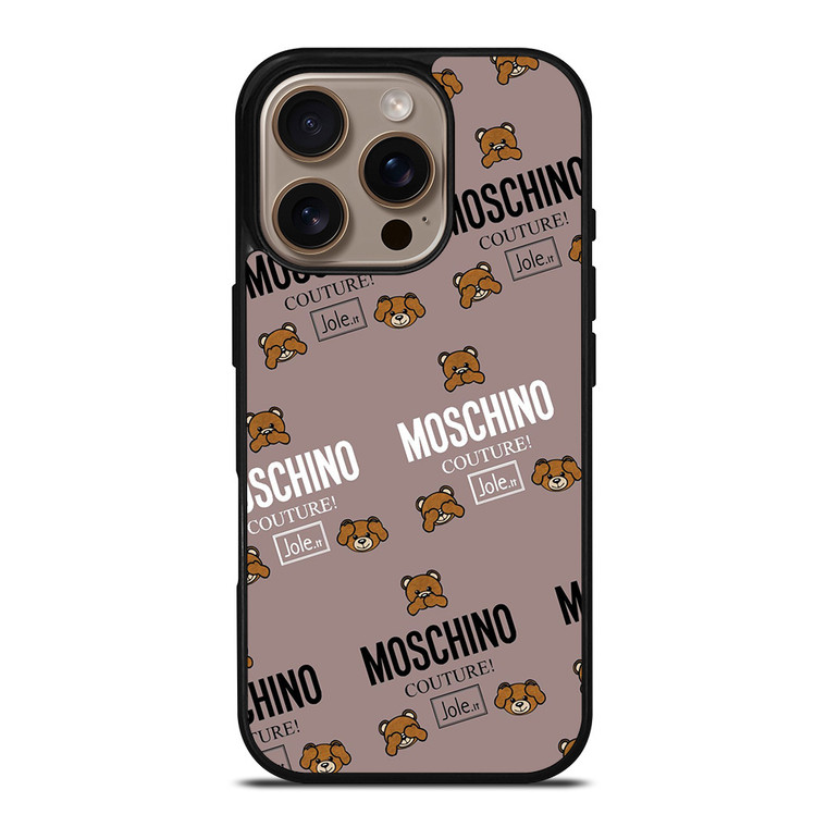MOSCHINO COUTURE LOGO iPhone 16 Pro Case