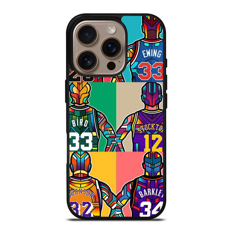 NBA LEGENDS ART iPhone 16 Pro Case NBA LEGENDS ART iPhone 16 Pro Case