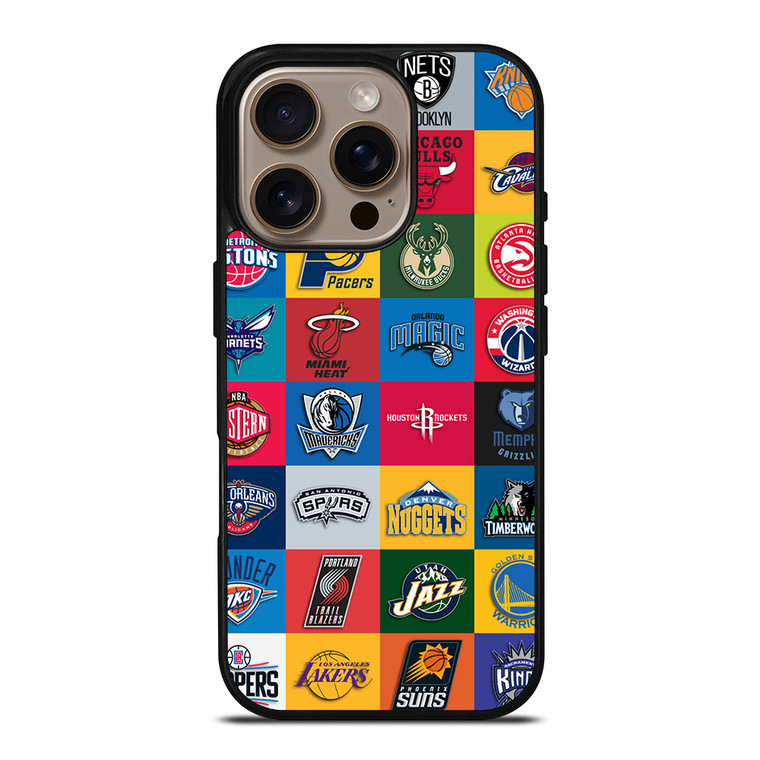 NBA TEAM COLLAGE iPhone 16 Pro Case