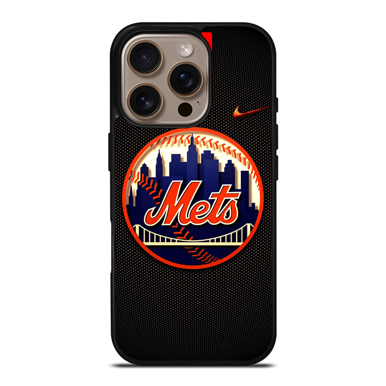 NEW YORK METS MLB WALLPAPER iPhone 16 Pro Case