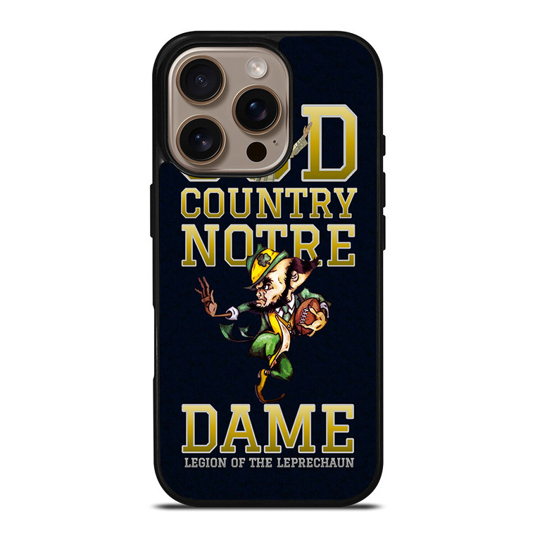 NOTRE DAME FIGHTING GOD COUNTRY iPhone 16 Pro Case