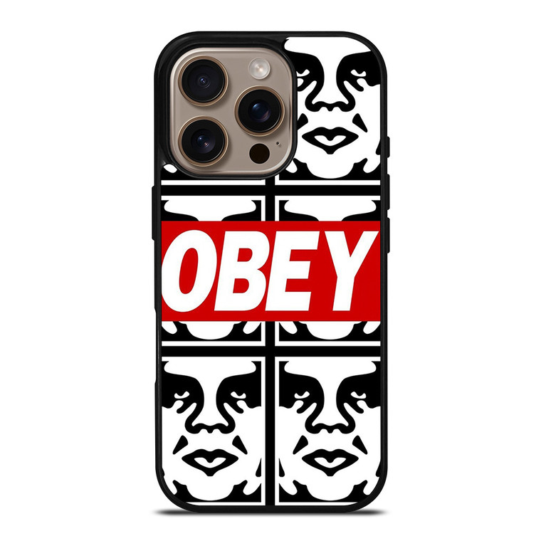 OBEY LOGO COLLAGE iPhone 16 Pro Case
