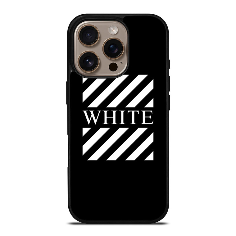 OFF WHITE LOGO CENTER STRIPE iPhone 16 Pro Case