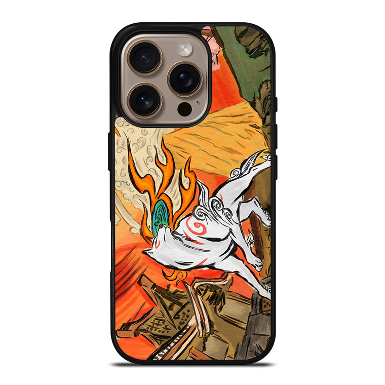 OKAMI WOLF JAPAN MITOLOGI iPhone 16 Pro Case OKAMI WOLF JAPAN MITOLOGI iPhone 16 Pro Case