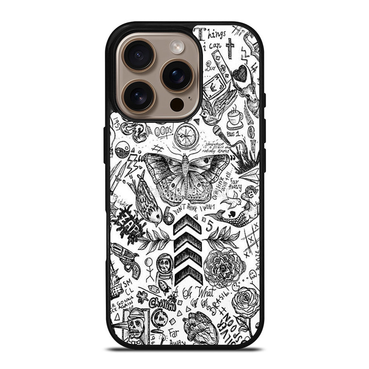 ONE DIRECTION TATTOOS iPhone 16 Pro Case