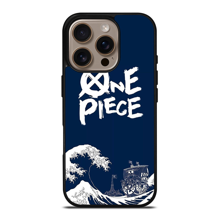 ONE PIECE BLUE ART iPhone 16 Pro Case