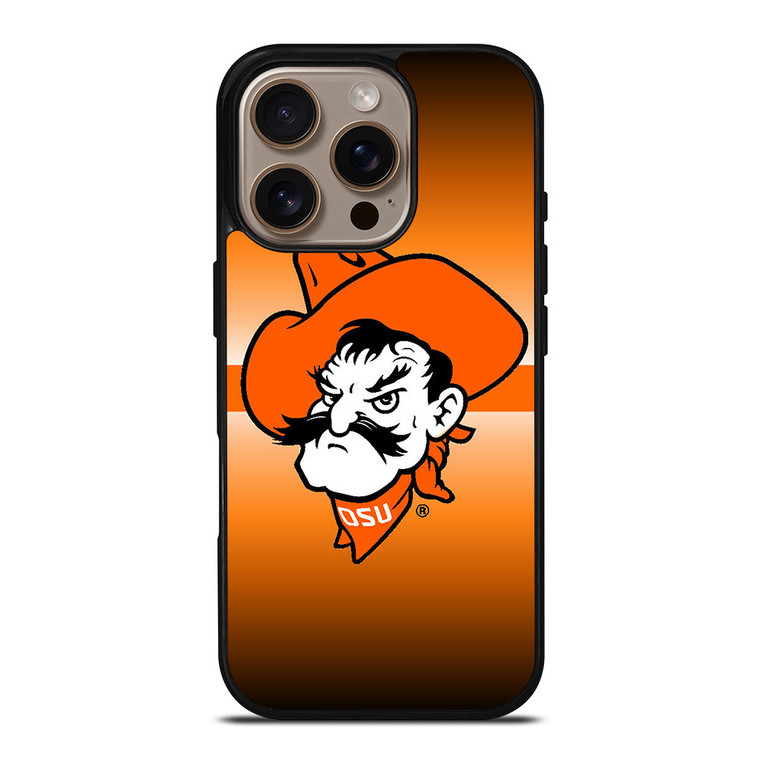 OSU OKLAHOMA STATE COWBOYS FOOTBALL LOGO ICON iPhone 16 Pro Case