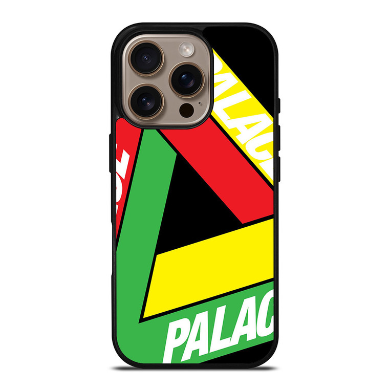 PALACE BIG LOGO RED YELLOW GREEN iPhone 16 Pro Case