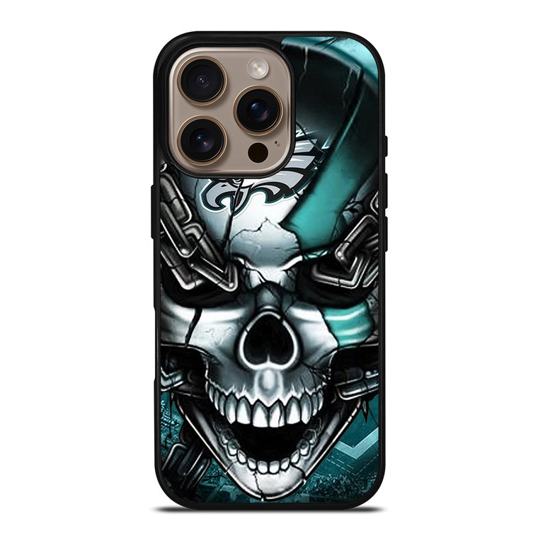PHILADELPHIA EAGLES SKULL LOGO iPhone 16 Pro Case