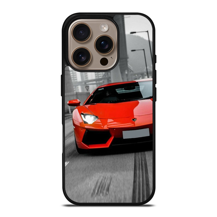 RED LAMBORGINI iPhone 16 Pro Case