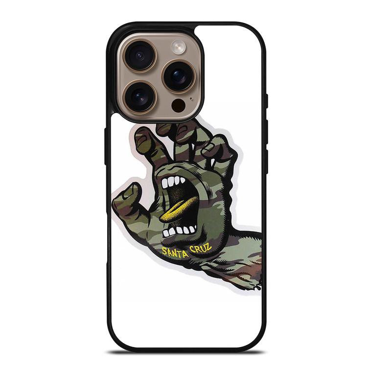 SANTA CRUZ CAMO SKATEBOARD iPhone 16 Pro Case