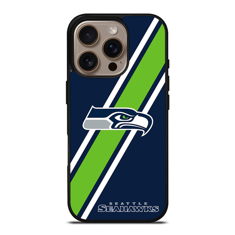 SEATTLE SEAHAWKS LOGO FOOTBALL TEAM iPhone 16 Pro Case