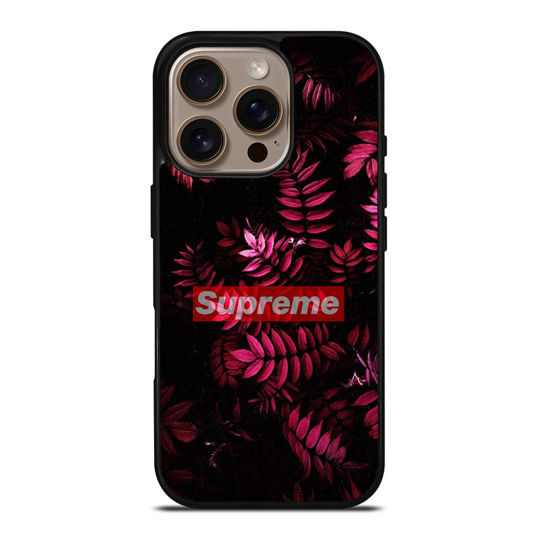 SUPREME LEAFPINK iPhone 16 Pro Case