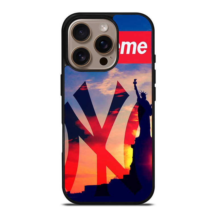 SUPREME NEW YORK LOGO iPhone 16 Pro Case