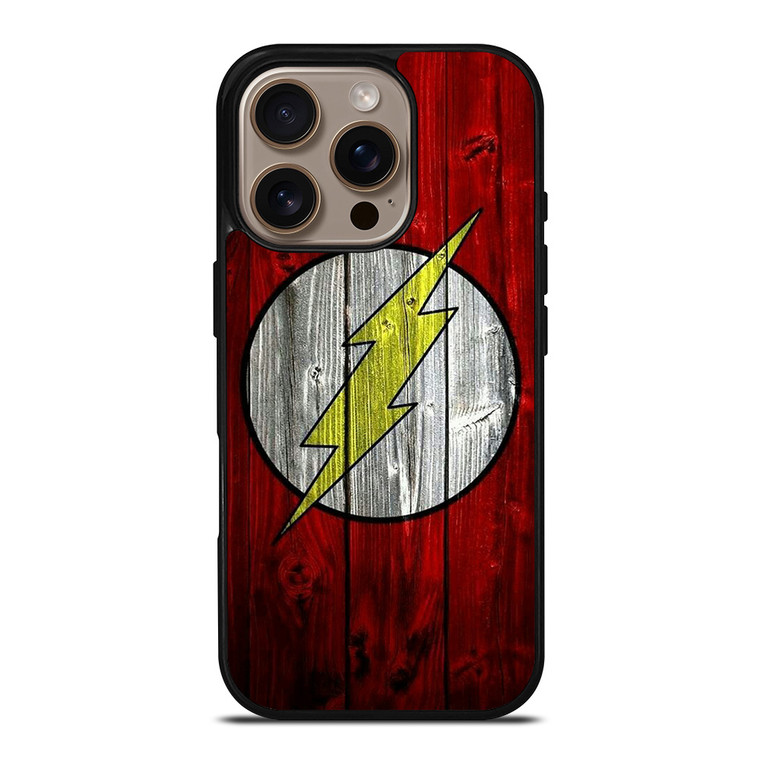 THE FLASH WOODEN iPhone 16 Pro Case