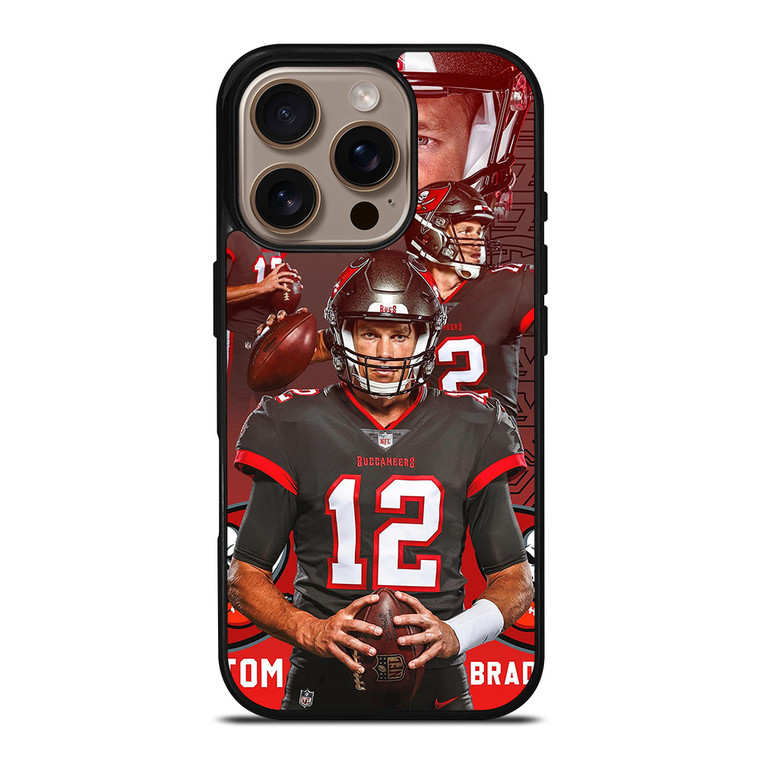 TOM BRADY TAMPA BAY 12 BUCANEERS iPhone 16 Pro Case TOM BRADY TAMPA BAY 12 BUCANEERS iPhone 16 Pro Case