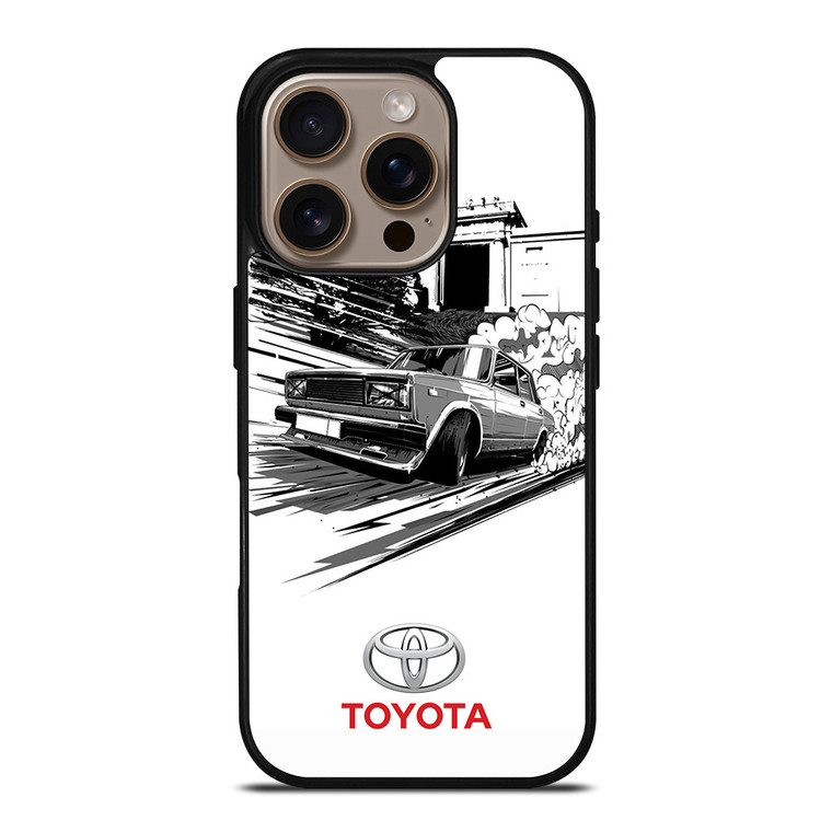 TOYOTA CAR CLASSIC SKETCH iPhone 16 Pro Case TOYOTA CAR CLASSIC SKETCH iPhone 16 Pro Case
